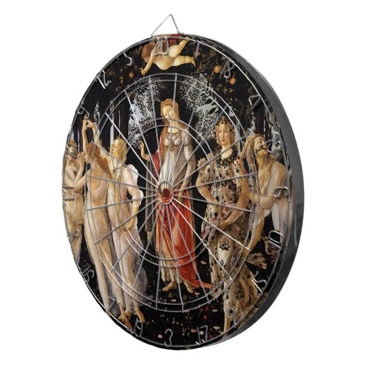 Sandro Botticelli - La Primavera Dartbord (Voorkant Rechts)