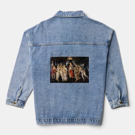 Sandro Botticelli - La Primavera Denim Jacket (Achterkant)