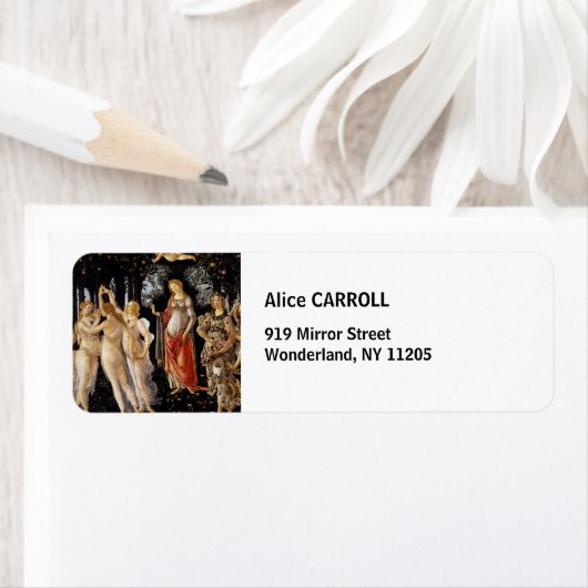 Sandro Botticelli - La Primavera Etiket (Insitu)