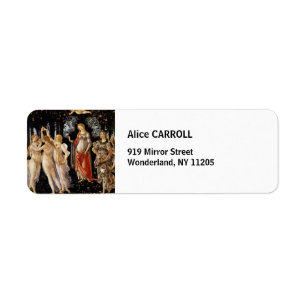 Sandro Botticelli - La Primavera Etiket