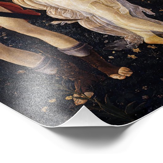 Sandro Botticelli - La Primavera Foto Afdruk (Hoek)