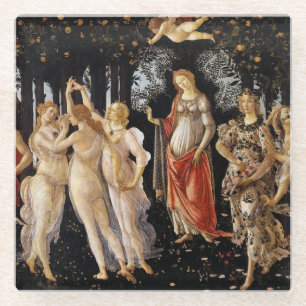 Sandro Botticelli - La Primavera Glazen Onderzetter