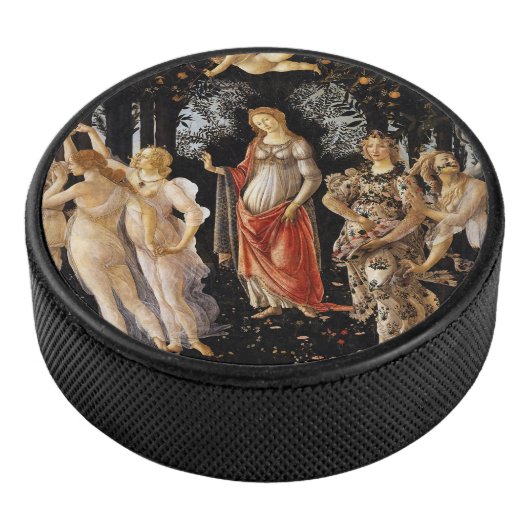 Sandro Botticelli - La Primavera Hockey Puck (3/4)