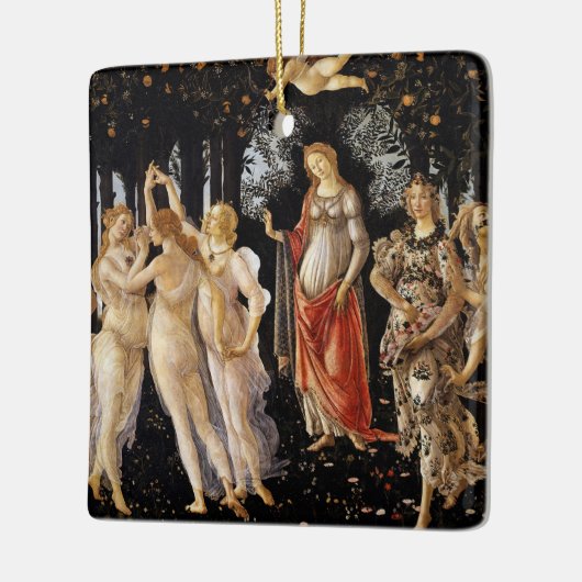 Sandro Botticelli - La Primavera Keramisch Ornament (Links)