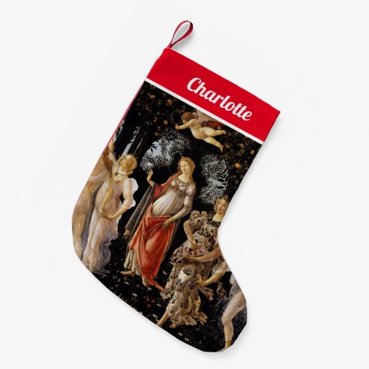 Sandro Botticelli - La Primavera Kleine Kerstsok (Voorkant (Hangend))