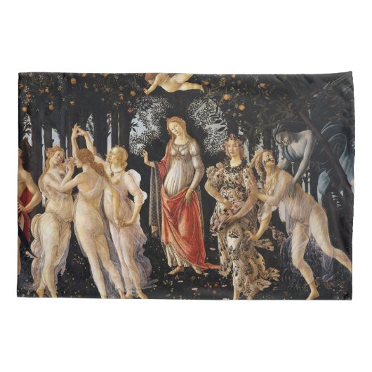 Sandro Botticelli - La Primavera Kussensloop (Achterkant)