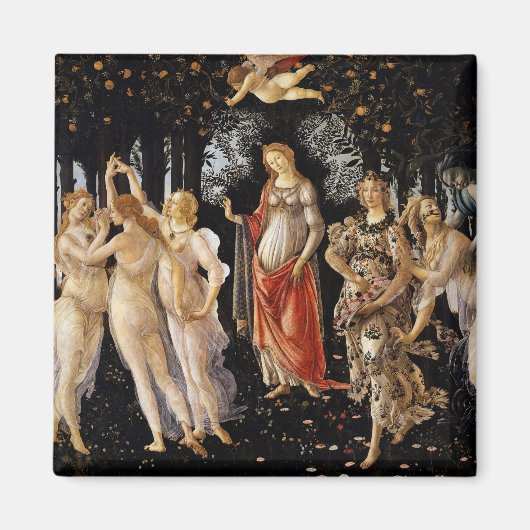 Sandro Botticelli - La Primavera Magneet (Voorkant)