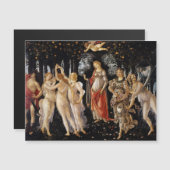 Sandro Botticelli - La Primavera Magnetic Kaart (Voorkant / Achterkant)