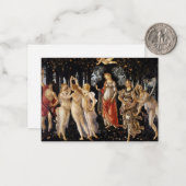 Sandro Botticelli - La Primavera Notitiekaartje (Voorkant / Achterkant in situ)