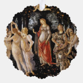 Sandro Botticelli - La Primavera Ornament Kaart (Achterkant)