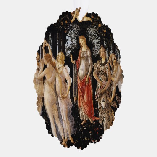Sandro Botticelli - La Primavera Ornament Kaart (Rechts)