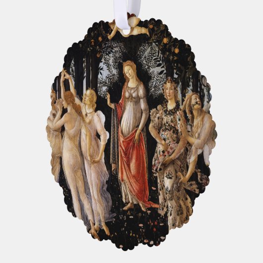 Sandro Botticelli - La Primavera Ornament Kaart (Links)