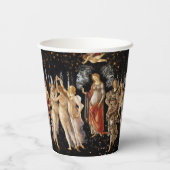 Sandro Botticelli - La Primavera Papieren Bekers (Achterkant)