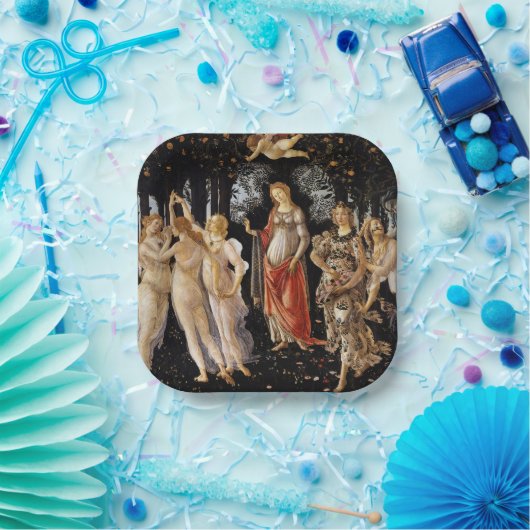 Sandro Botticelli - La Primavera Papieren Bordje (Feest)