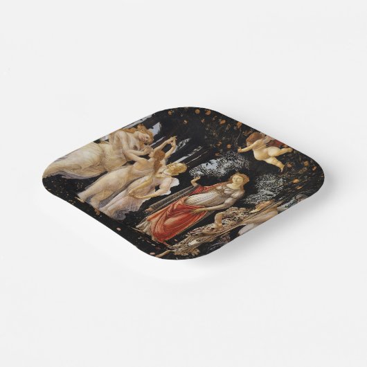 Sandro Botticelli - La Primavera Papieren Bordje (Gebogen)