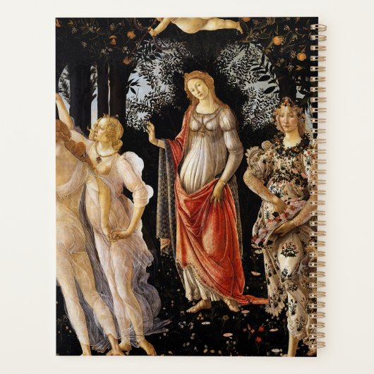Sandro Botticelli - La Primavera Planner (Achterkant)