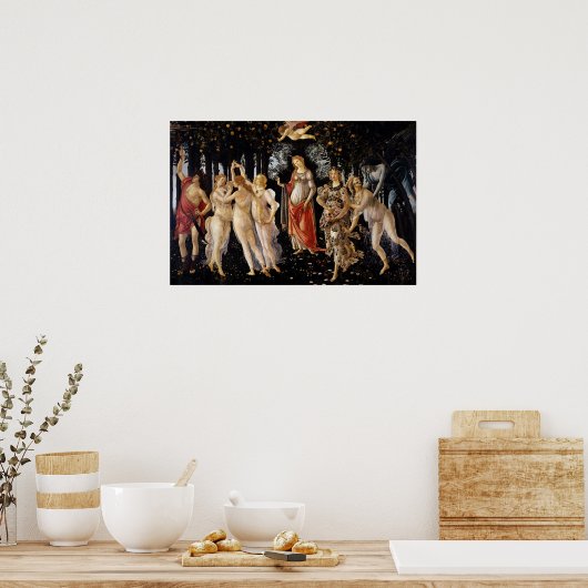 Sandro Botticelli - La Primavera Poster (Keuken)