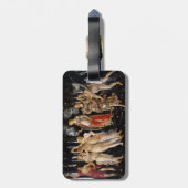 Sandro Botticelli - La Primavera - QR-code Bagagelabel (Achterkant verticaal)