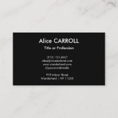 Sandro Botticelli - La Primavera - QR-code Visitekaartje (Achterkant)