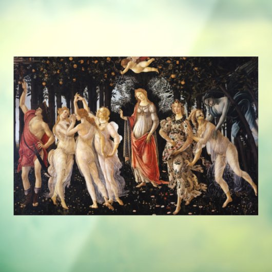 Sandro Botticelli - La Primavera Raamsticker (Vel 3)
