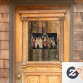 Sandro Botticelli - La Primavera Raamsticker (Huis Deur)