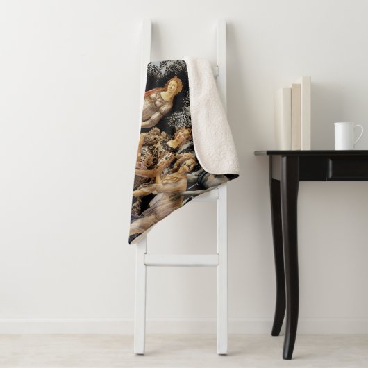 Sandro Botticelli - La Primavera Sherpa Deken (In situ)
