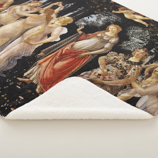 Sandro Botticelli - La Primavera Sherpa Deken (3/4)