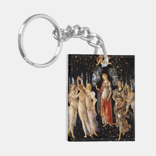 Sandro Botticelli - La Primavera Sleutelhanger (Voorkant Links)
