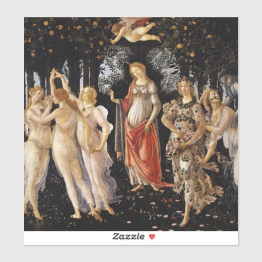 Sandro Botticelli - La Primavera Sticker (Vel)