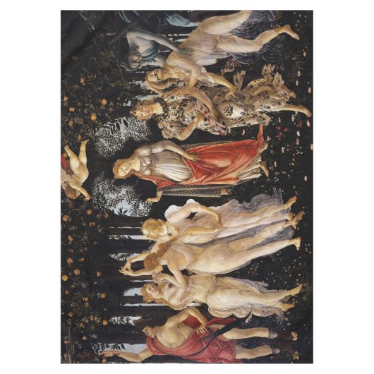 Sandro Botticelli - La Primavera Tafelkleed (Voorkant)