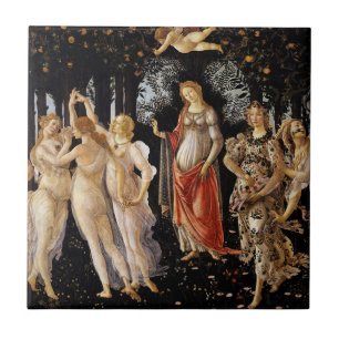 Sandro Botticelli - La Primavera Tegeltje