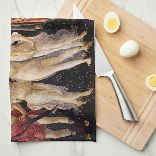 Sandro Botticelli - La Primavera Theedoek (Quarter Fold)