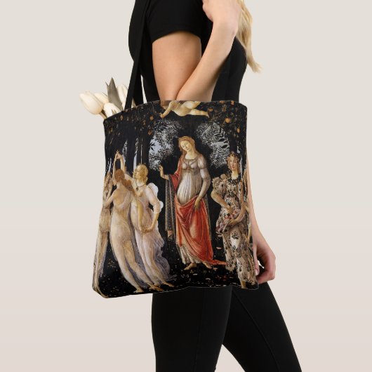 Sandro Botticelli - La Primavera Tote Bag (Dichtbij)