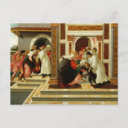 Sandro Botticelli - Laatste wonder en dood Briefkaart (Voorkant)
