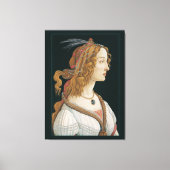 Sandro Botticelli Lady CC0282 (44 in 112 cm) Canvas Afdruk (Voorkant)