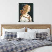 Sandro Botticelli Lady CC0282 (44 in 112 cm) Canvas Afdruk (Insitu (Slaapkamer))