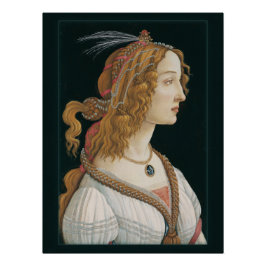 Sandro Botticelli Lady CC0321 New Options Perfect Poster