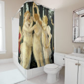 Sandro Botticelli "Lente - Drie Gratiën"  Douchegordijn (In situ)