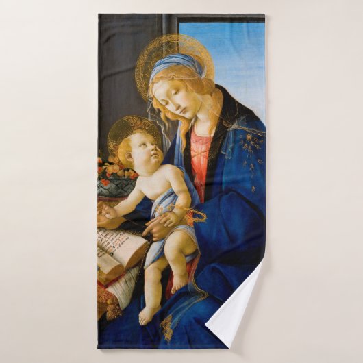 Sandro Botticelli, Maagd en Kind Badhanddoek (Badhanddoek)