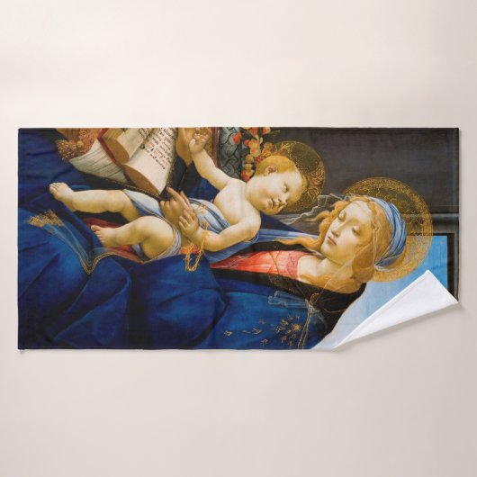 Sandro Botticelli, Maagd en Kind Badhanddoek (Badhanddoek)