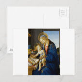 Sandro Botticelli - Maagd en kind Briefkaart (Voorkant / Achterkant)