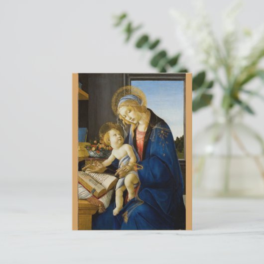 Sandro Botticelli - Maagd en kind Briefkaart (Staand voorkant)