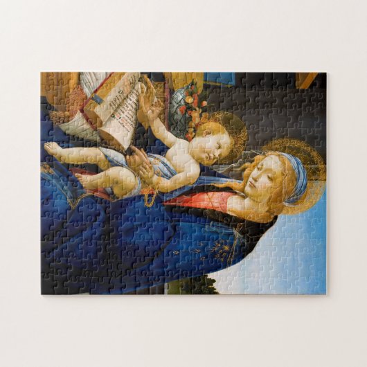 Sandro Botticelli, Maagd en Kind Legpuzzel (Horizontaal)