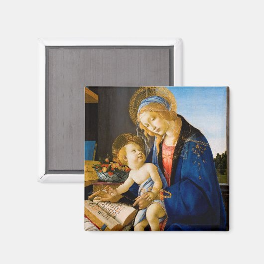Sandro Botticelli, Maagd en Kind Magneet (Voorkant / Achterkant)