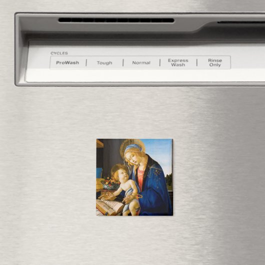 Sandro Botticelli, Maagd en Kind Magneet (Insitu (Vaatwasser))