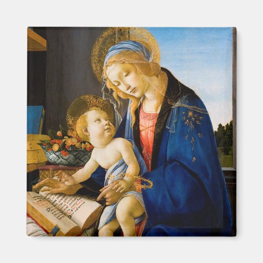 Sandro Botticelli, Maagd en Kind Magneet (Voorkant)