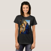 Sandro Botticelli, Maagd en Kind T-shirt (Voorkant volledig)