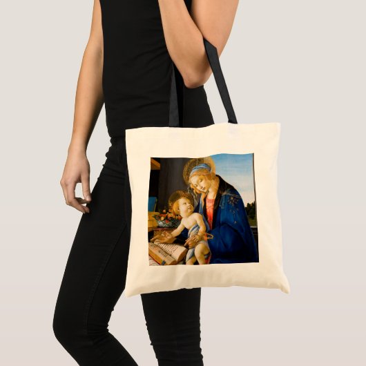 Sandro Botticelli, Maagd en Kind Tote Bag (Voorkant (product))