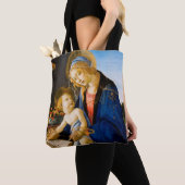 Sandro Botticelli, Maagd en Kind Tote Bag (Dichtbij)
