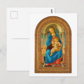 Sandro Botticelli Madonna en kind c 1470 Briefkaart (Voorkant / Achterkant)